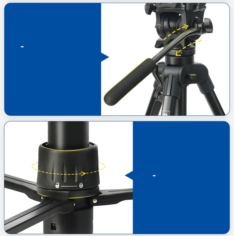 Benro T981 Portable Mirrorless DSLR Camera Grip, Vertical Shooting 3D Gimbal, Video Interview Live Streaming Photography Camera Equipment, Temperature Measurement Device, Phone Clamp, Hydraulic Tripod 17