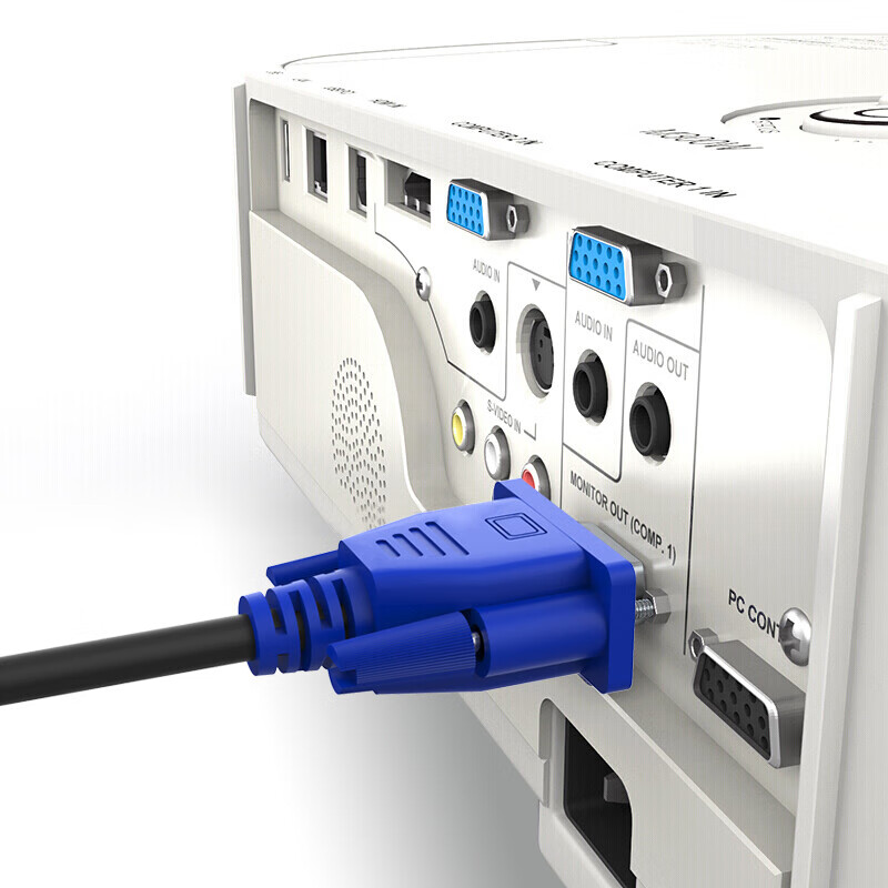 BIAZE VGA Cable High-Definition Video Cable, 1.8 Meters Computer Host Connection to Projector And Monitor, 3+6 Pin Data Signal Cable