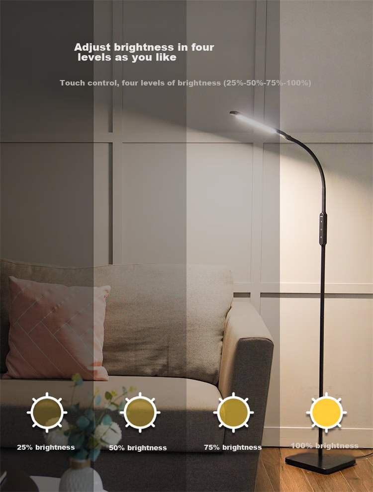 NVC Offline Voice Floor Lamp for Reading And Study, Living Room Home Use, Bedside Reading, Piano Lamp, Eye Protection, Long-Range Sound LF002 4