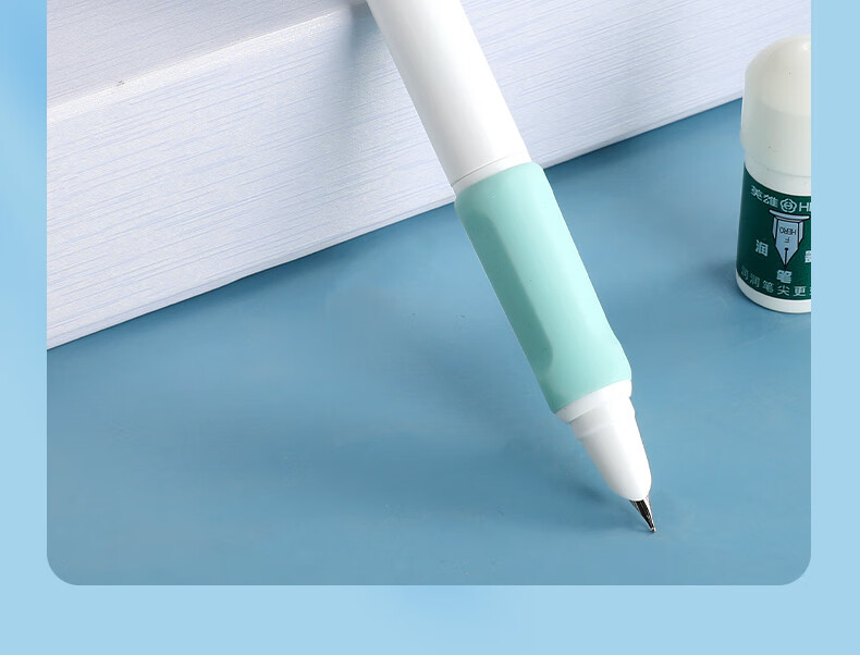 HERO P320 Fountain Pen, Xingqi Cang Ergonomic Push-Button Fountain Pen for Third Grade Elementary School Students' Handwriting Practice, Iridium Nib, Starlight Blue, EF Extra Fine Nib 22