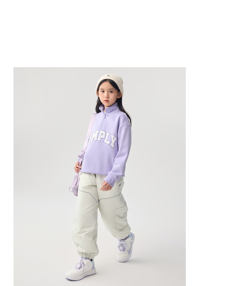 BALABALA Children's Clothing, Boys' Pants for Autumn And Winter, Girls' Sports Pants for Older Children, Kids' Long Trousers, Windproof 22