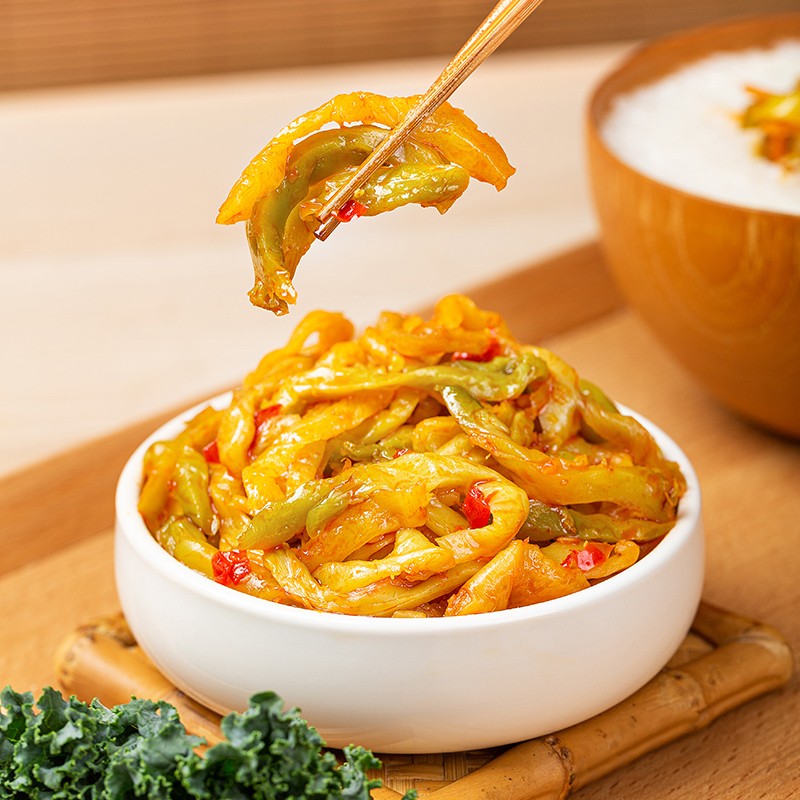 饭扫光榨菜 鲜脆榨菜丝352g 下饭菜 香辣咸菜泡菜 拌饭拌面调味料
