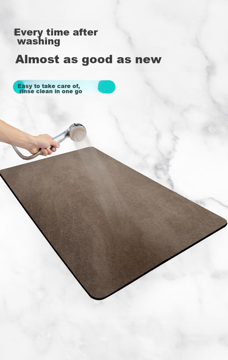 Dajiang Bathroom Mat, Toilet Entrance Absorbent Bath Mat, Non-Slip Floor Mat for Bathroom, 50x80cm 10