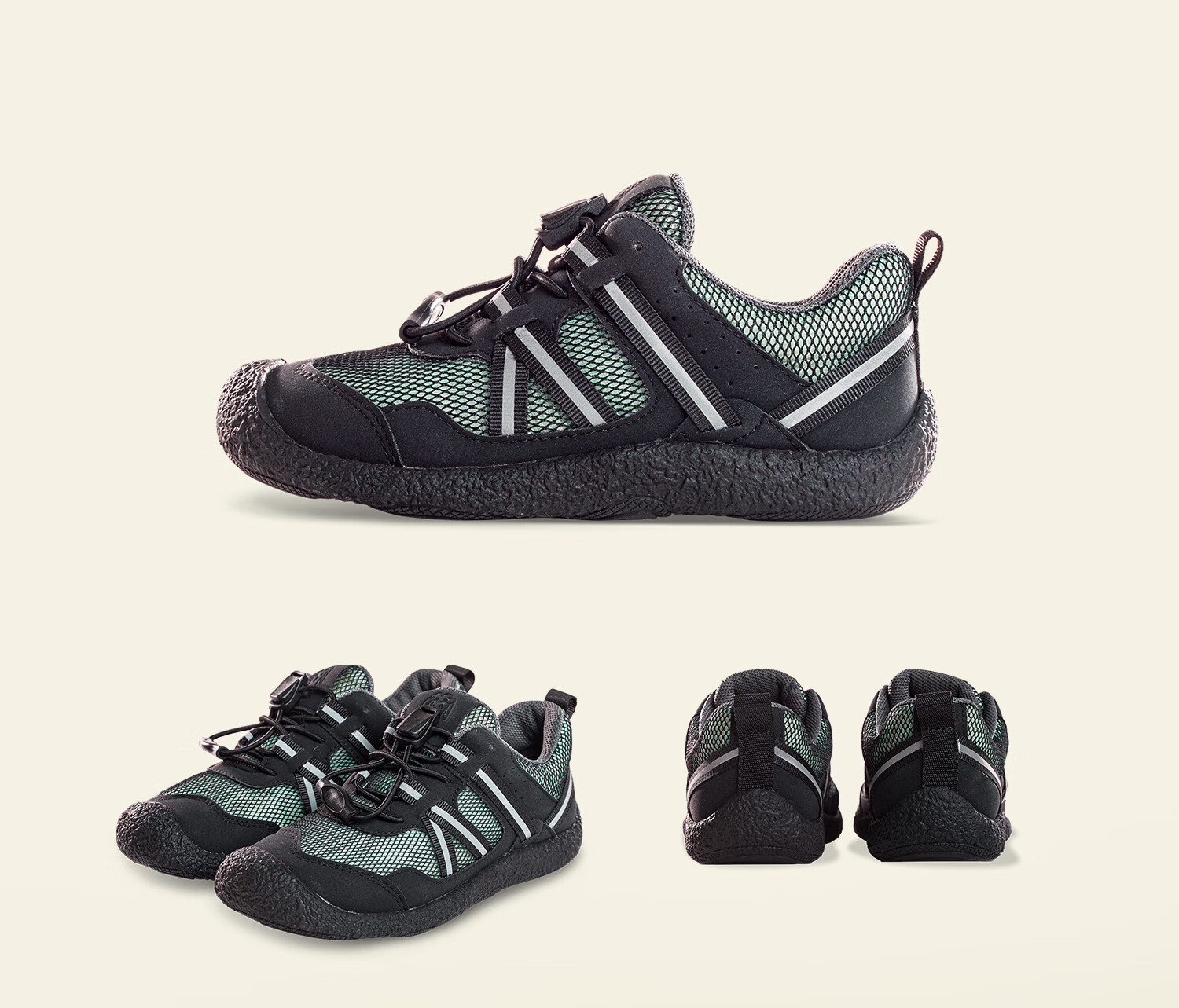 Littlebluelamb Autumn New Children's Soccer Shoes, Breathable Running Shoes, Soft-Soled Sneakers, Energy Gray, Size 29 30