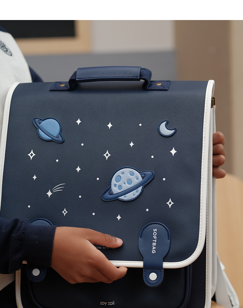 Zoy Zoii Elementary School Backpack for Boys Grades 1-6 Large Capacity Comfortable Weight-Reducing Shoulder Bag Breathable Retro Backpack 22