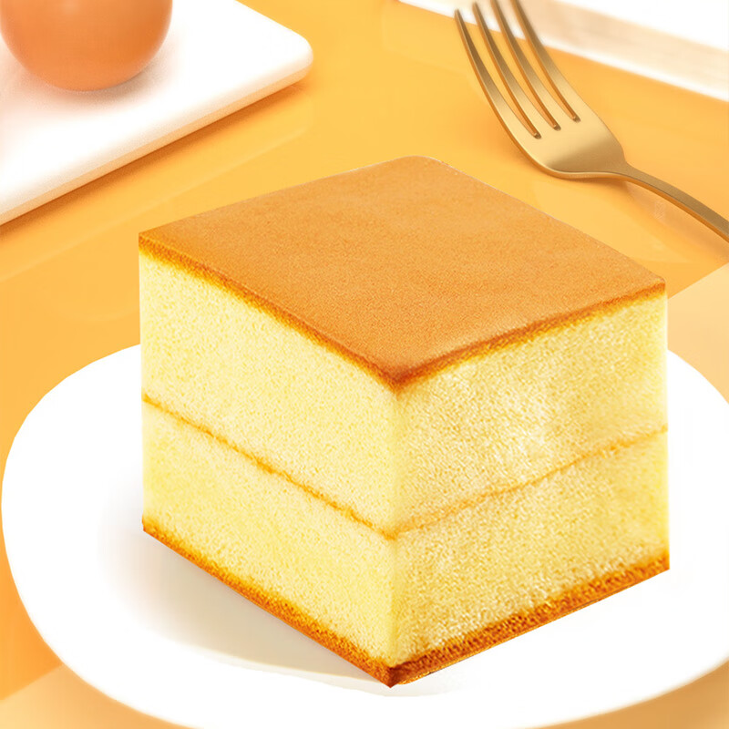 味滋源 纯蛋糕400g盒装奶香味早餐代餐下午茶小点心糕点充饥零食