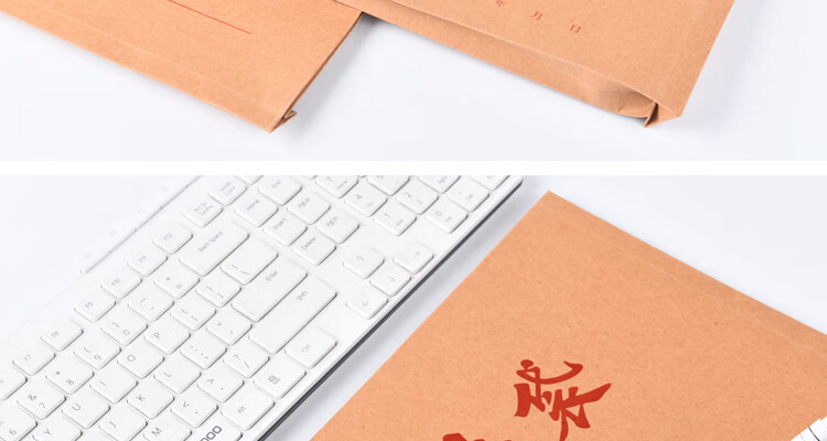 DiLe Thick Horizontal Kraft Paper File Folders, Customized Bid Document Envelopes, Contract And Document Folders, Pack of 10, Office Supplies, 1447 16