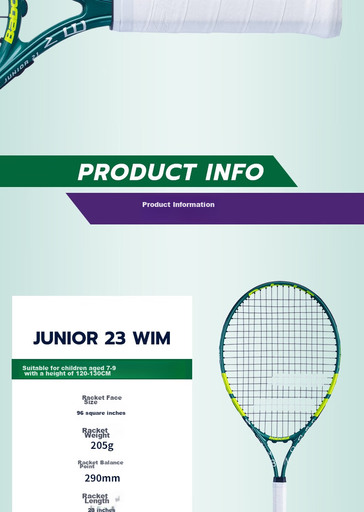 Babolat New 25 Wimbledon Series Children's Beginner Tennis Racket, Babolat Junior WIM Tennis Racket 4
