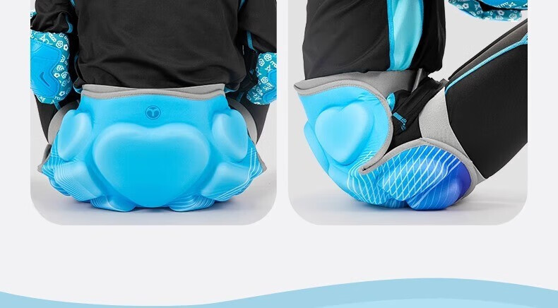 Migao Children's Skiing And Snowboarding Protective Knee Pads, Roller Skating And Ice Skating Outer Wear, Fall Prevention Knee Pads, Multi-Sport Universal Protective Pads 6