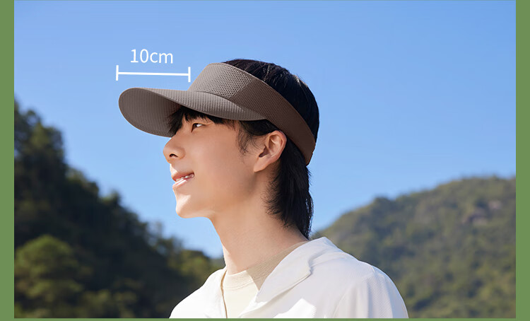 Beneunder Tennis Cap, Sun Hat for Men, UV Protection Hat, Visor Cap, Sports Sweat-Absorbing Full-Face Sun Hat DS015 8