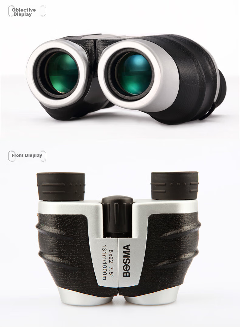 BOSMA Mountain Eagle 8x25 Binoculars, Anti-Paul Telescope for Concerts And Theater Viewing, High Magnification, High Definition, Portable for Children And Smartphones 12