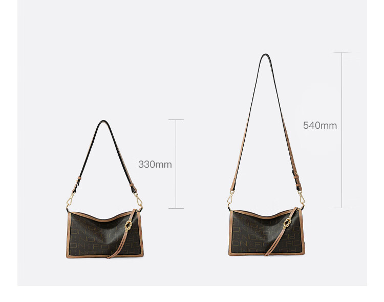FION Classic Floral Pattern Handbag, Commuter Bag for Women, Shoulder Crossbody Bag, Valentine's Day And Birthday Gift 6