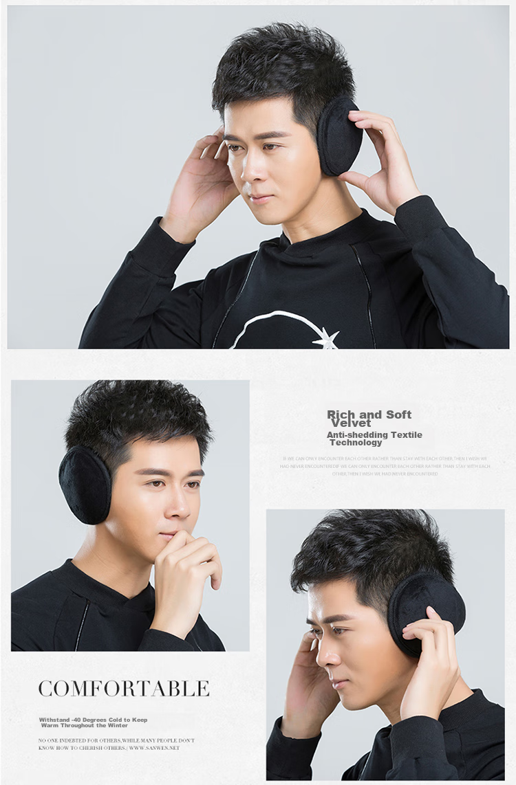 BWNK Ear Muffs, Warm for Winter, Cycling Anti-Freeze Ear Covers, Ear Protectors, Cold-Proof Ear Sleeves for Wome 4