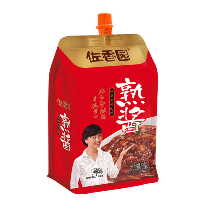佐香园熟酱450g【黄豆酱】点蘸拌面酱 豆瓣酱  即食拌面下饭酱 东北大酱