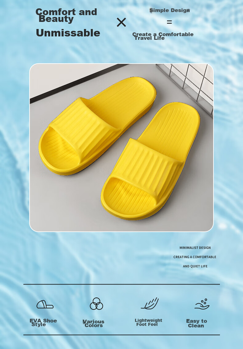 Grace Foldable Travel Slippers, Portable Outdoor Swimming Flip-Flops, Green, Size L 4