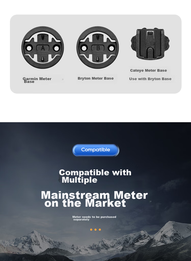 Move Iron Bicycle Handlebar Stem Mount, Road And Mountain Bike Extension Bracket, Sports Camera Multi-Functional Adjustable Telescopic Mount 9