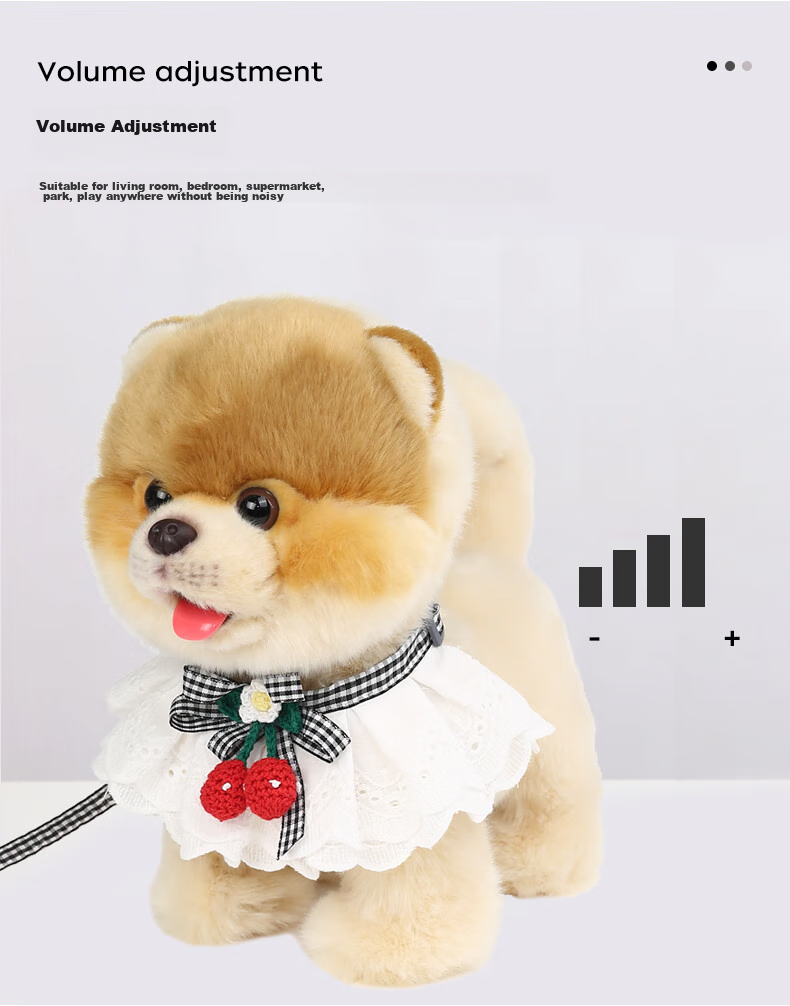 Tiantianwang Milk Drinking Pomeranian Dog Children's Toy for Girls And Boys Aged 3-6, Smart Robot Dog Educational Toy Birthday Gift Box 14