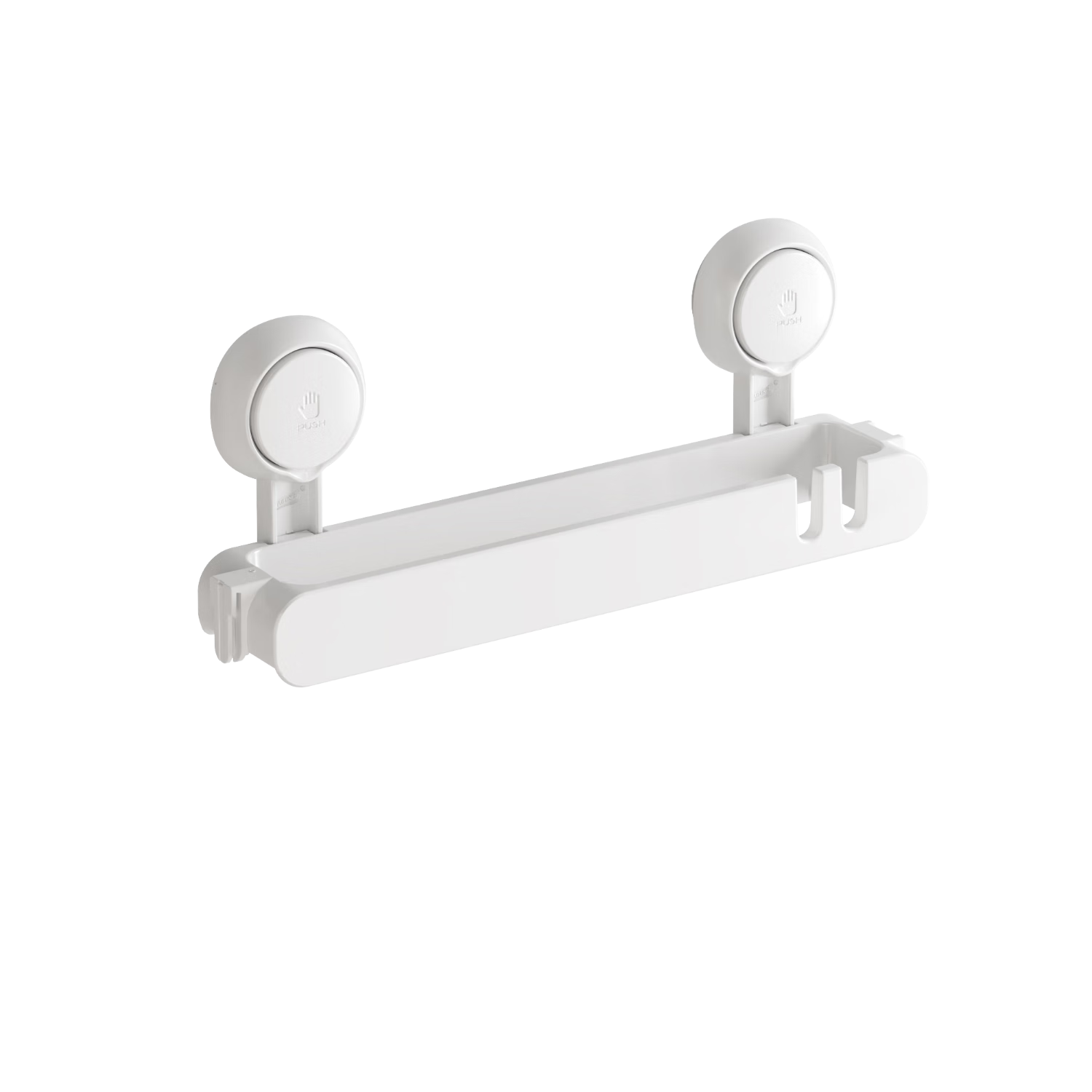 Taili Bathroom Slipper Rack, No Drilling Required, Suction Cup Wall-Mounted, Draining Storage Shelf