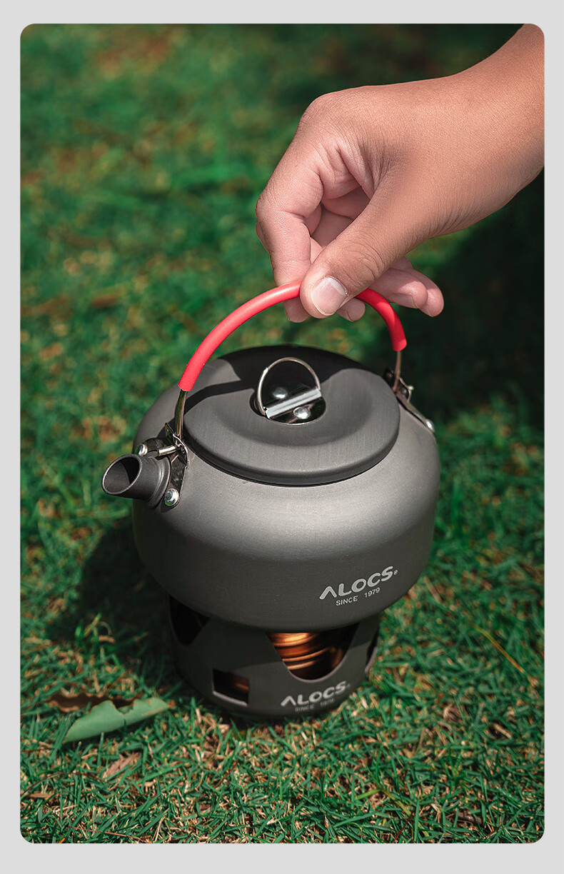 ALOCS Outdoor Camping Alcohol Stove, Portable Solid-Liquid Alcohol Burner Head, Self-Driving Tour Picnic Stove 11