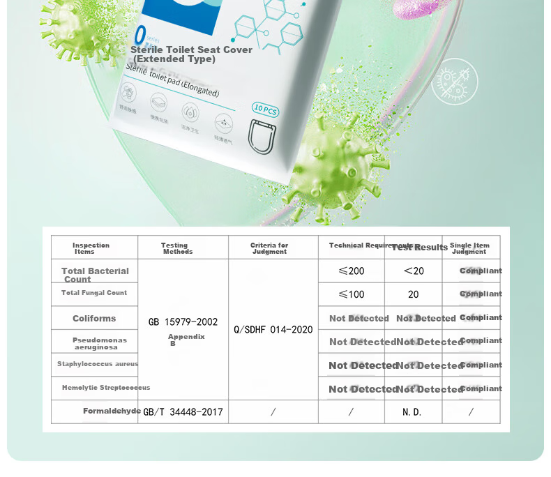 Briars Disposable Toilet Seat Covers Universal Type 0 Series Sterile Extended Length 50 Pieces Blue 10 Pieces/pack 18