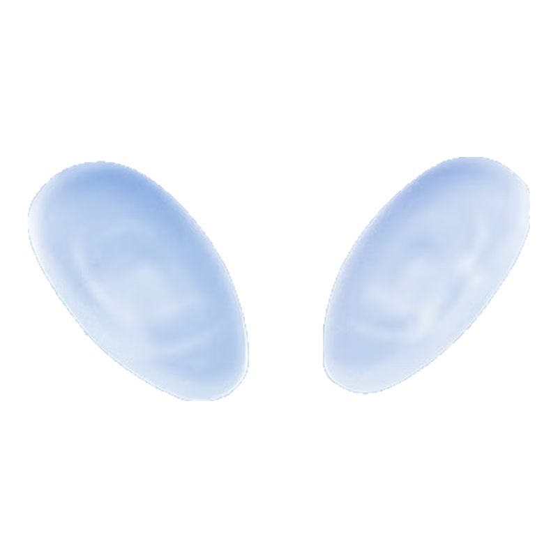 Ouna Doctor Glasses Nose Pads, Silicone Anti-Slip Air Cushion Nose Bridge Pads with Screws, Jelly Nose Pads