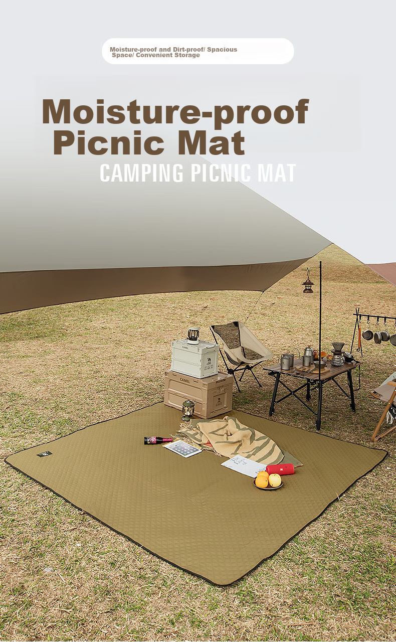 CAMEL Outdoor Mat, Moisture-Proof Mat, Camping Picnic Mat, Tent Picnic Cloth, Sleeping Pad, Floor Mat A9SFSY007 Feiyeh 1