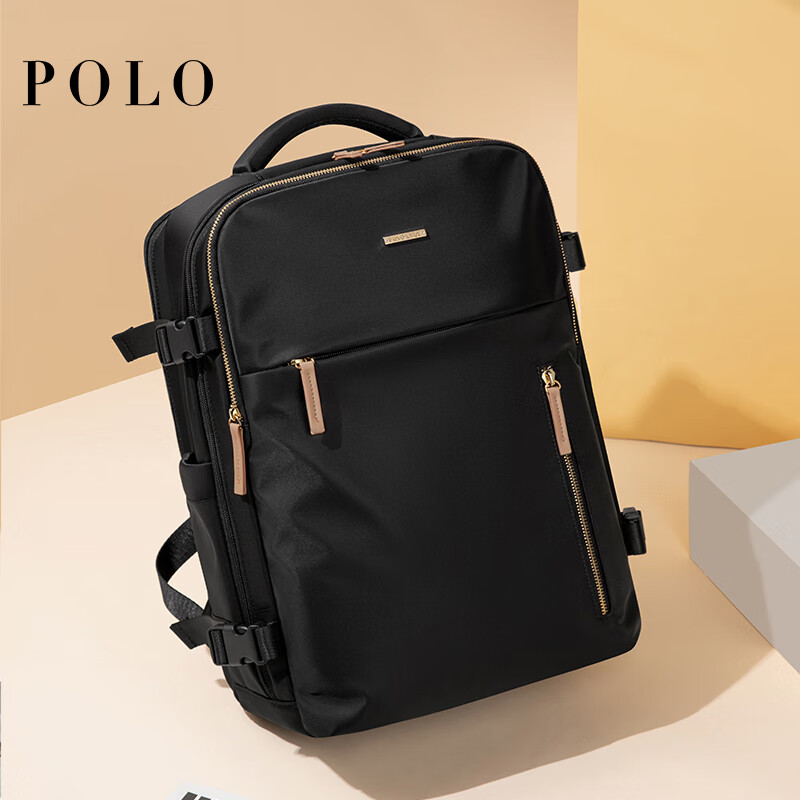 POLO Backpack for Women, Travel Bag, Large Capacity Schoolbag, Luggage Bag with 15.6-Inch Laptop Compartment, Birthday Gift