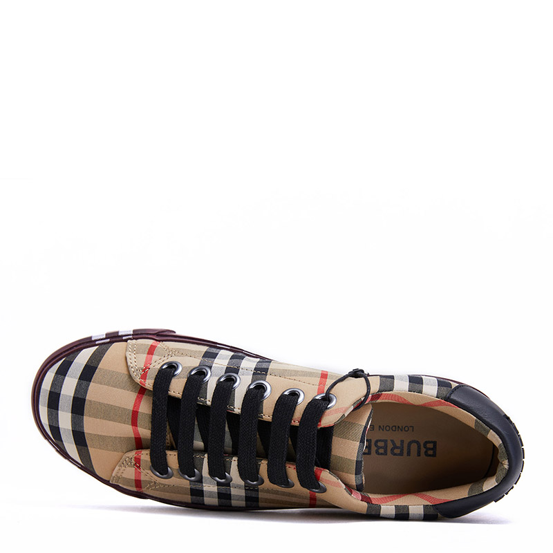 burberry 巴宝莉/博柏利 女士米色格纹小牛皮休闲鞋 80185351 39