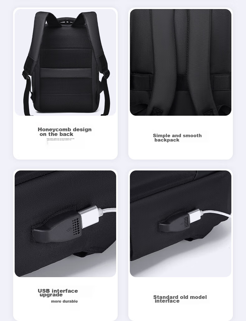 Milooky Simple Urban Backpack Laptop Bag for Men And Women, Business Backpack 14/16/15.6 Inch 2