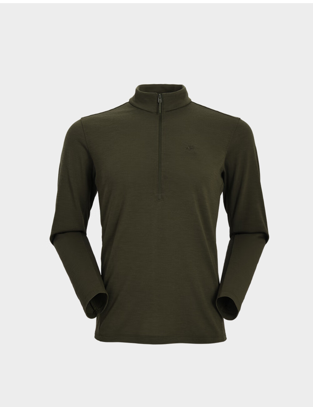 KAILAS Merino Wool Outdoor Hiking Warm Breathable Quick-Dry Base Layer Stand Collar Long Sleeve T-Shirt Women’s 2