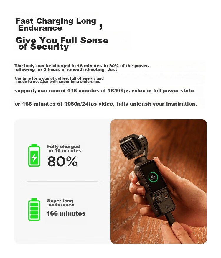 DJI Osmo Pocket 3 All-In Kit, 1-Inch Pocket Gimbal Camera, OP Lingmou Handheld Digital Camera, Travel Vlog, Portable Beauty Camera 8