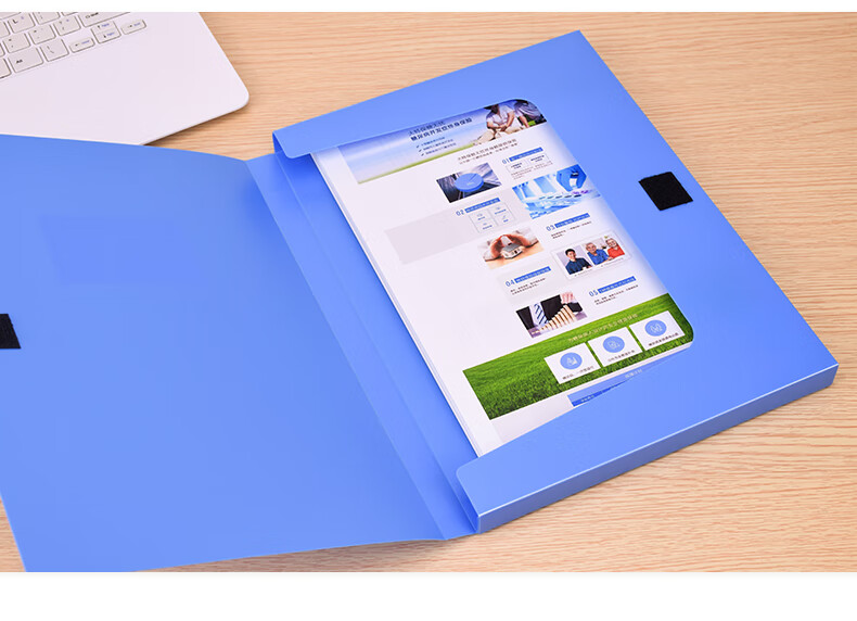 Bailiwen B820 Blue File Box with 20mm Spine Width, Document Storage Box for Personnel Records, Contracts And Files Organizatio 8