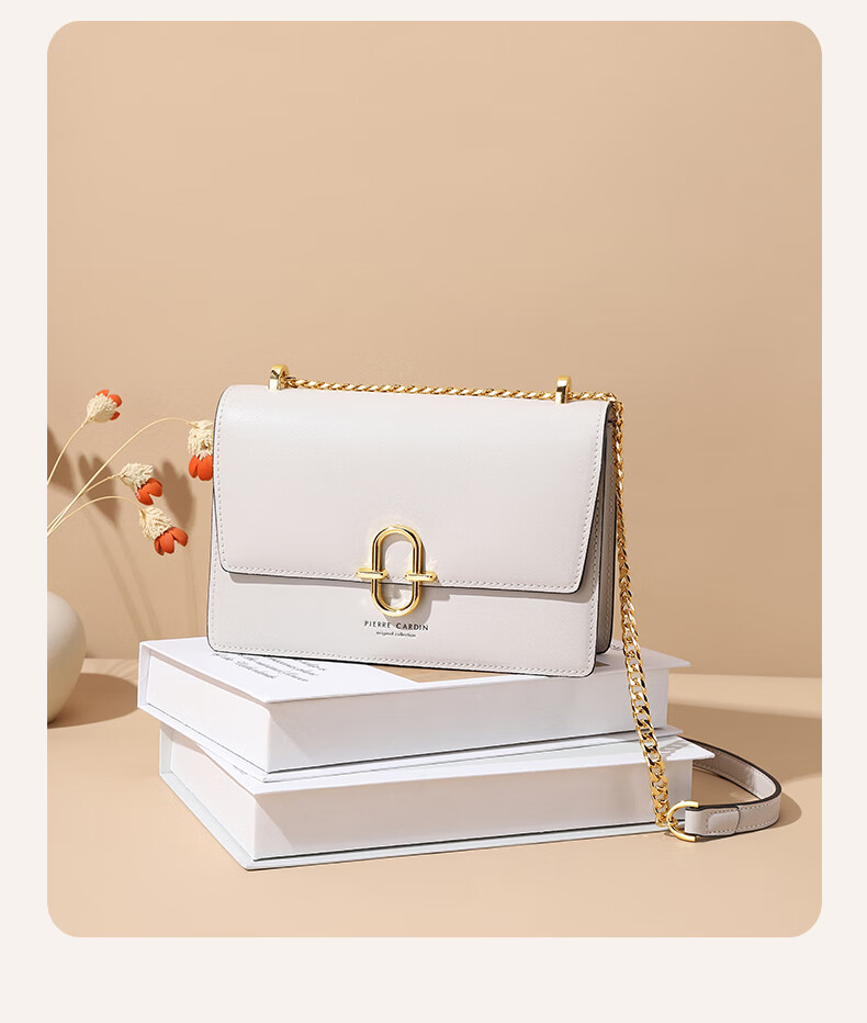 Pierre Cardin Fashion Casual Women's Leather Shoulder Crossbody Bag Gift Box Birthday Present for Wife Girlfriend 5
