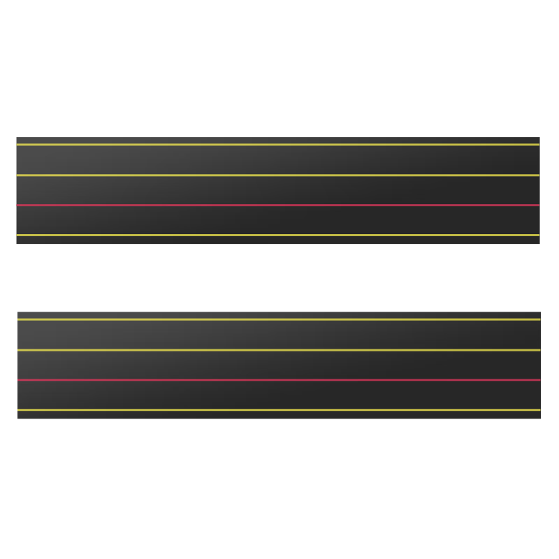 AUCS Four-Line Three-Grid Magnetic Blackboard Sticker, Teacher-Specific Magnetic Sticker, Magnetic Grid Wall Teaching Student Magnetic Sticker, Non-Damaging to Walls And Removable, Pinyin Letters English Grid (2 Pieces)
