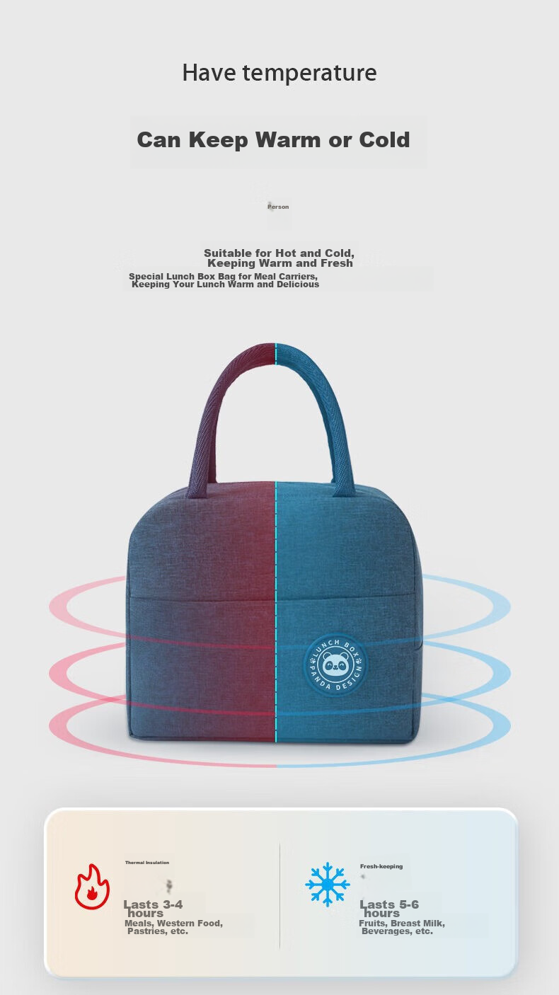 Pomelo Town Insulated Cooler Bag Large Capacity Thermal Lunch Box Cold Storage Car Portable Handheld Outdoor Food Preservation Breast Milk Storage Backpack for Mothers 6.5L 6