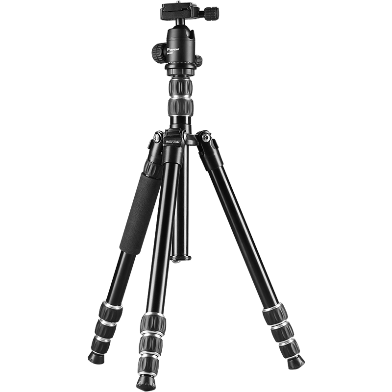 Weifeng WF-6610A Professional Mirrorless And DSLR Camera Tripod, Foldable Portable Canon Nikon Photography And Videography, Outdoor Live Streaming Travel Tripod, Projector Floor Stand