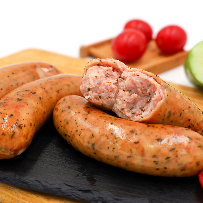 健士牌德国风味罗勒叶香肠300g*2/包德式香肠烤肠热狗早餐食材