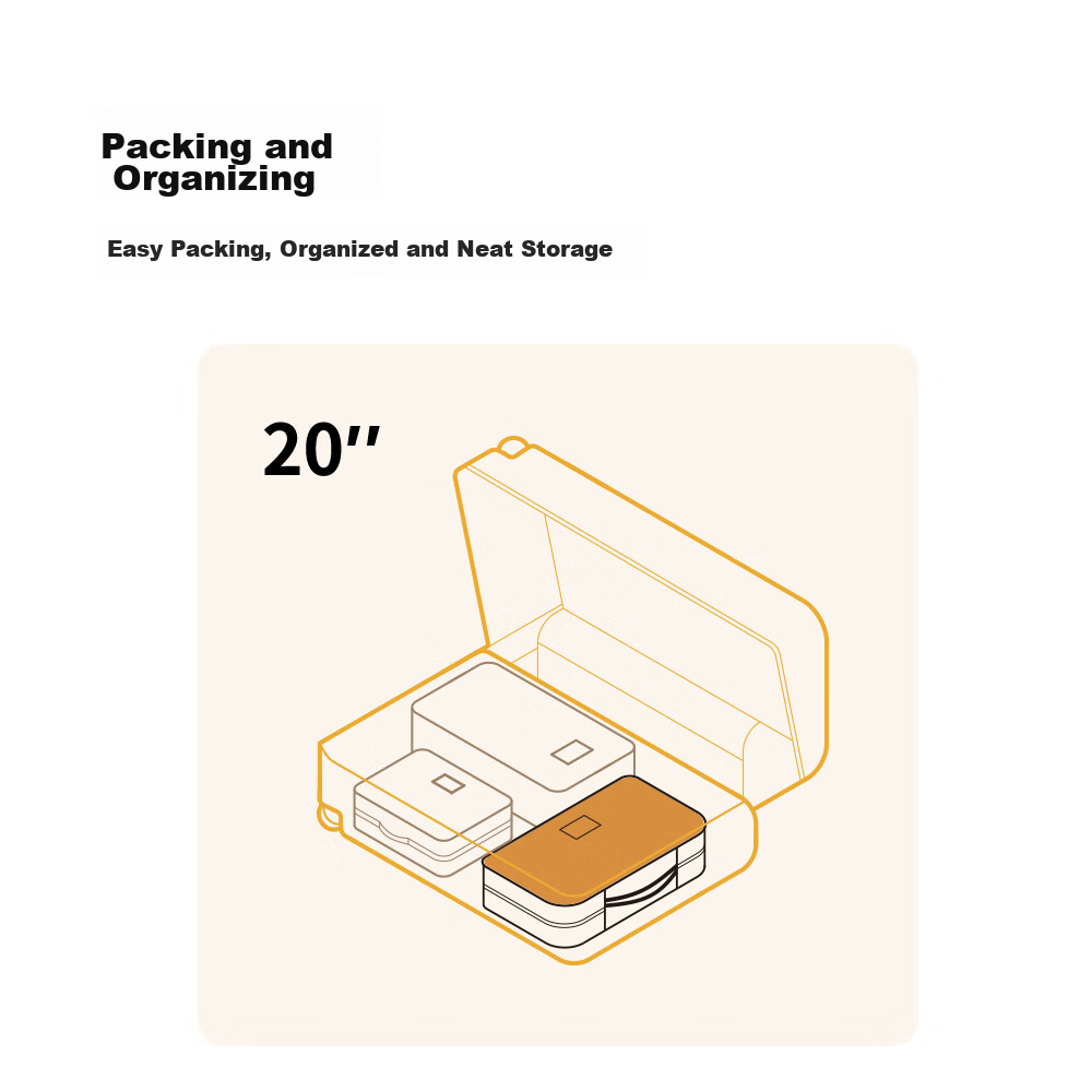M Square Underwear Storage Bag, Travel Lingerie Organizer, Portable Panty And Bra Pouch for Business Trips And Travel, Compartmentalized Underwear Sorting Bag 8