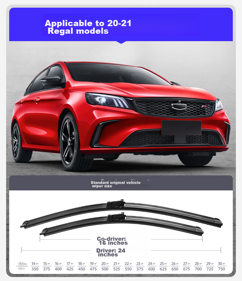 Meisim Geely Binrui Wiper Blade, 2022 Original, 2023 COOL Rubber Strip, Binrui 2024 Model Windshield Wiper Blade 3