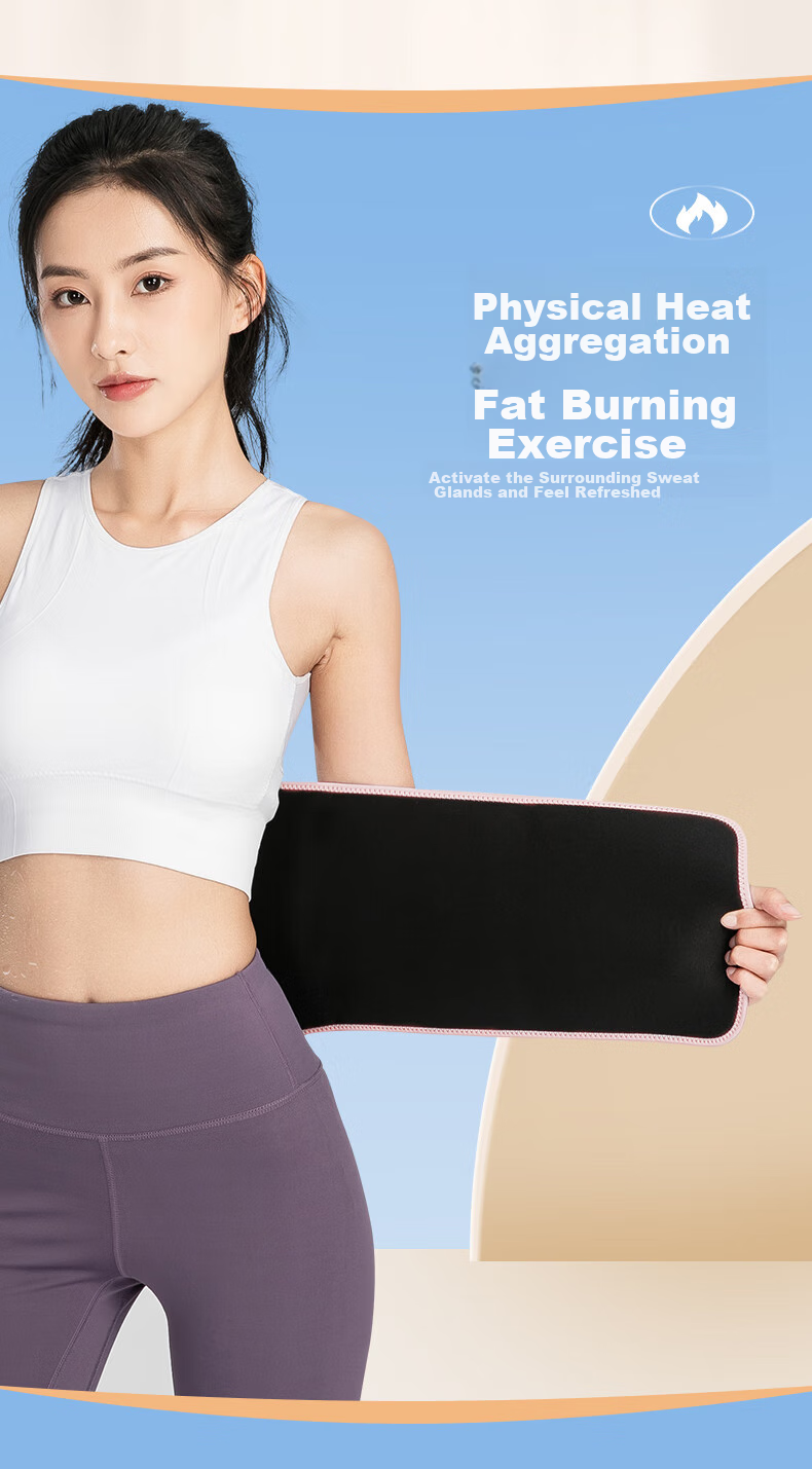 Li-Ning Sweat-Inducing Fat-Burning Waist Trainer, Abdominal Shaper Belt for Women, Back Support, Body Shaping, Fitness Running Exercise, Belly Slimming Waist Cincher, Sweat-Boosting 2