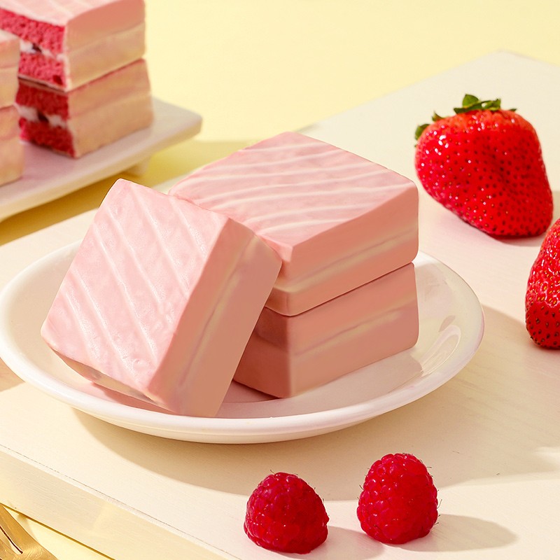 唇动红丝绒蛋糕430g 早餐面包休闲小零食礼包小吃饼干蛋糕