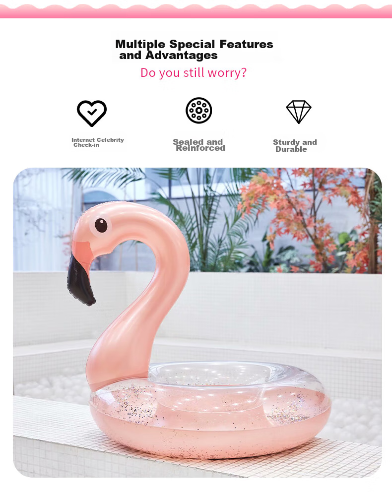 ASORAIN Extra Thick Colorful Swimming Ring with Handles, Armpit Float Life Buoy Cartoon Design for Children And Adults, Men And Women Water Play Inflatable Ring 3
