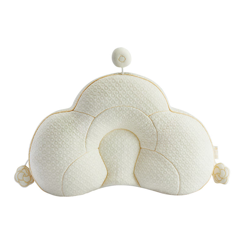 Babycare Newborn Camellia Bud Shaping Pillow for 0-1 Year Old Babies, Adjustable Pillow, Anti-Flat Head, Neck Protection Pillow, Sleeping Aid