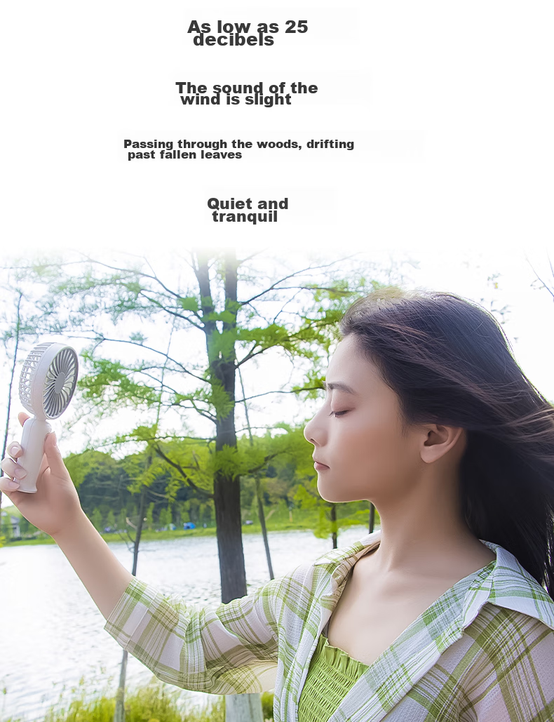 KALAIAO [Violent Wind/Ice Compress] Handheld Small Fan Neck Hanging Portable Foldable High-Speed Turbo Semiconductor Cooling Fan Outdoor Dorm Office Desktop FC16 10