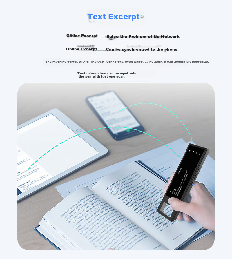 Koridy S5 English Dictionary Pen, Listening Treasure 5.0 Large Screen Speaking Practice Machine, Reading Pen for Primary And Secondary School Textbooks, Synchronized with College Entrance Exam, Portable Learning Device for Listening Comprehensio 14