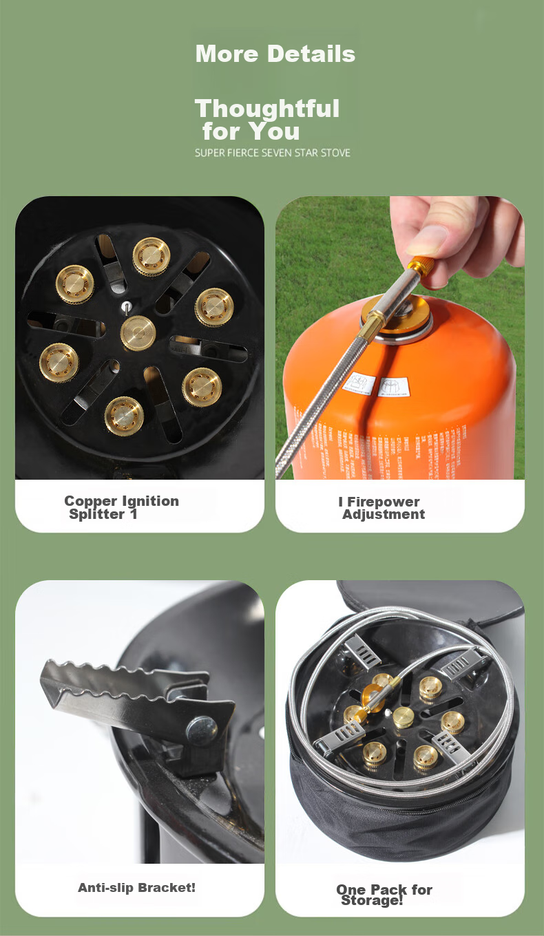 Geshu Gas Cylinder Adapter, Cartridge Stove Connector, High Mountain Gas Cylinder Converter, Outdoor Stove Adapter, Conversion Device 14