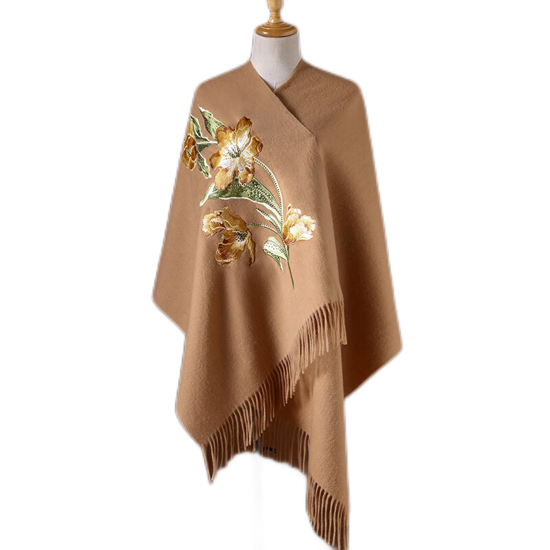 Hangsifu Pure Wool Scarf, Large Size Wrap Shawl, Gift for Elders And Mothers, Birthday And Holiday Present, Ladies' Gift Box, Practical