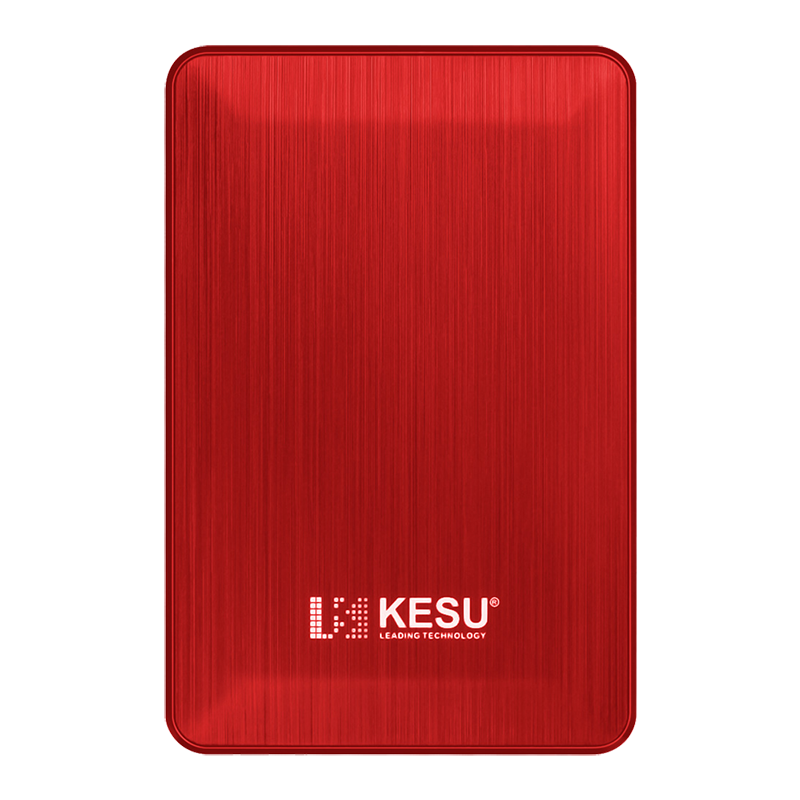KESU Encrypted Portable Hard Drive, 1TB, USB3.0, K1, 2.5-Inch, Blood Red, External Storage for Files And Photos Backup