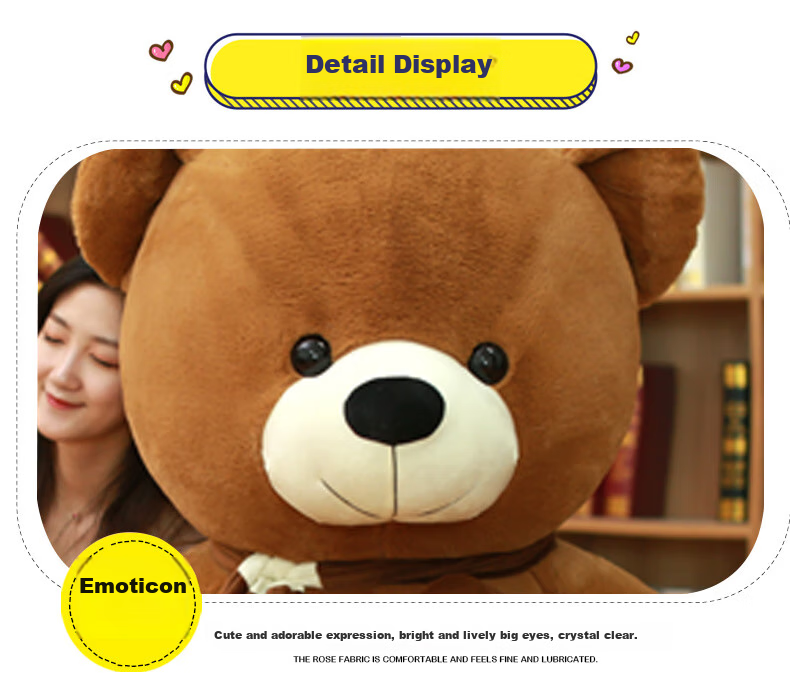 Hushixiaobao, Bear Plush Toy Gift for Teacher's Birthday, Present for Female Friends And Sisters, Large Teddy Bear Doll, Hugging Bear for Sleeping 12