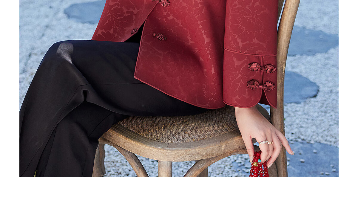 Yuzhaolin Mom's New Year Red Coat Spring and Autumn Middle-aged and Elderly Women's Windbreaker Short Jacket Y243U2016 22